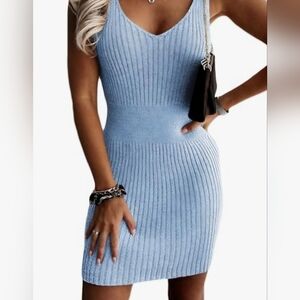 Sidefeel ~ Womens Summer V-Neck Sleeveless Sundress